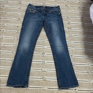 Vigoss Medium Blue Women's Boot Cut Jeans